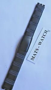 SWATCH+FALTSCHLIESSENBAND+ALU+IRONY BIG+AYGB400AG DARK MOON+17mm+NEU/NEW - Picture 1 of 1