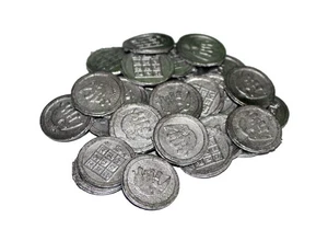 Moneta di piombo metallo Ketu Ranga rimedio 31 figurine per Rahu Ketu Kalsarp Dosh Shanti - Foto 1 di 4