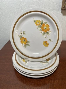 Hallkraft "Splendrous" Salad/Bread Plates – Mikasa Stoneware KA102 – Set of 4 - Picture 1 of 7