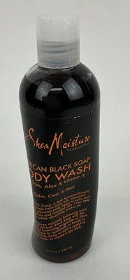 Jabón corporal calmante con jabón negro africano Shea Moisture, 13 fl oz RRAD Foto 1 de 3