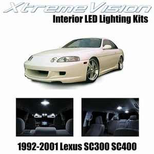 XtremeVision Interior LED for Lexus SC300 SC400 1992-2001 (5 PCS) Pure White - Photo 1/9