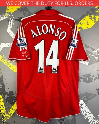 Camiseta de fútbol local Alonso Liverpool 2006 - 2008 Adidas hombre talla M ig93 Foto 1 de 4