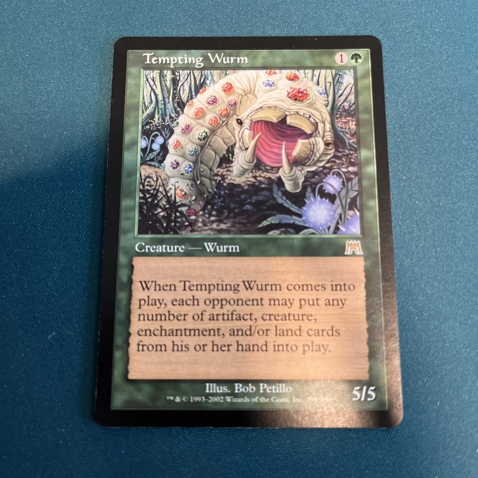MTG Tempting Wurm Onslaught Regular - Image 1 of 2