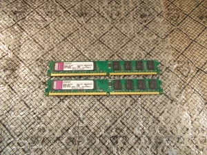 4GB (2GBx2) Kingston PC2-6400 800mhz Non-ECC DDR2 Ram KTD-DM8400C6/2G - Picture 1 of 1