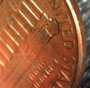 1961-D Lincoln Memorial Cent Penny - Laminierung - Fehler Inv#Z667 - Bild 1 von 4