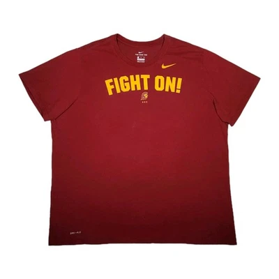USC Trojans Nike Fight On! Shirt Mens 3XL Red NCAA Collegiate Sportswear Unisex - Image 1 of 4