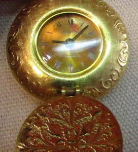 Pendant Watch by Lucerne Vintage Goldtone - Picture 1 of 11
