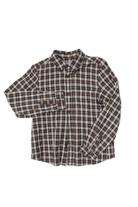 Bonpoint Girls Collared Long Sleeves Button Down Plaid Shirt Size 10 - Picture 1 of 4