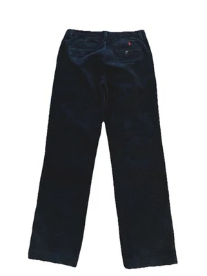 Pantalones de pana vintage Polo Ralph Lauren azul marino niñas 16 pierna recta preppy Y2K Foto 1 de 4