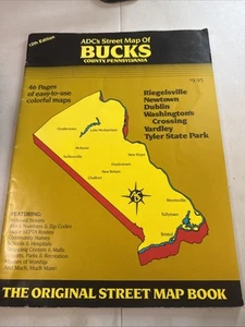 ADC’s Street Map of Bucks County Pennsylvania 12th Edition - Picture 1 of 6