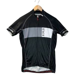 Hincapie Mens Cycling Jersey Fizik Velocita Short Sleeve Black Gray Sz Small - Picture 1 of 11