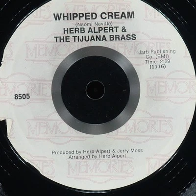 HERB ALPERT & THE TIJUANA BRASS Whipped Cream / Mae A&M RECORDS 8505 EX+ 45rpm - Image 1 of 4