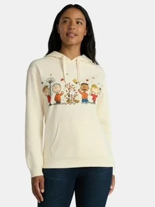 NEU Neu mit Etikett Gr. Small (4-6) Hoodie Kapuzenpullover CHARLIE BROWN SNOOPY Sweatshirt PEANUTS - Bild 1 von 5