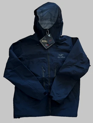 Chaqueta de esquí de lluvia Arc’teryx Beta SL negra sobre negra talla XL Goretex capucha Foto 1 de 4