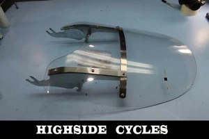1044 08 HARLEY-DAVIDSON SOFTAIL WINDSHIELD WINDSCREEN WIND SHIELD SCREEN QUICK - Picture 1 of 11
