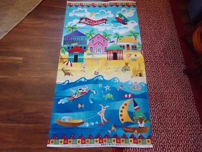 23" X 44" VINTAGE FUN IN THE SUN /NANCY SMITH & LYNDA MILLIGAN NEW COTTON #5606 - Image 1 of 4