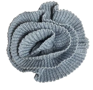 NEW Vintage ST. JOHN Santana Knit Flower Pin Brooch Blue Signed Camellia Rosette - Picture 1 of 6