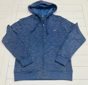 VINEYARD VINES Full Zip Cotton/Poly Hooded Sweatshirt Hoodie Size XS Blue EUC! - Picture 1 of 9