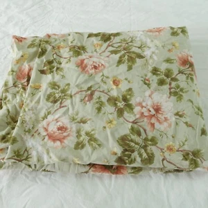Ralph Lauren Yorkshire Rose Queen Fitted Sheet Vintage Cabbage Rose Floral - Picture 1 of 9