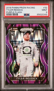 Tyler Reddick RC PSA 9 Purple Flash rookie - Picture 1 of 2