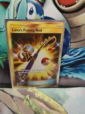 Pokémon TCG Lana's Fishing Rod Sun & Moon - Cosmic Eclipse 266/236 Holo Secret …