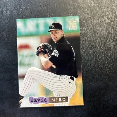 B10 1994 Stadium Club Golden Rainbow #153 David Nied Colorado Rockies - Image 1 of 2