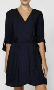 Decjuba Vanessa Wrap Dress With Pockets Size AU 12 US 8 BNWT - Picture 1 of 7