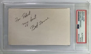 9x Tony Winner Bob Fosse Signed Autograph 3x5 Index Card - PSA DNA - FREE S&H! - Picture 1 of 4