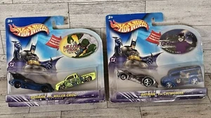 Hot Wheels BATMAN vs Catwoman and Killer Croc 2-Pack - Picture 1 of 14