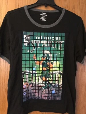 Universidad Estatal de Michigan. “The Amazing Sparty” XL.  “Fiesta” hecha de azulejos. Foto 1 de 4