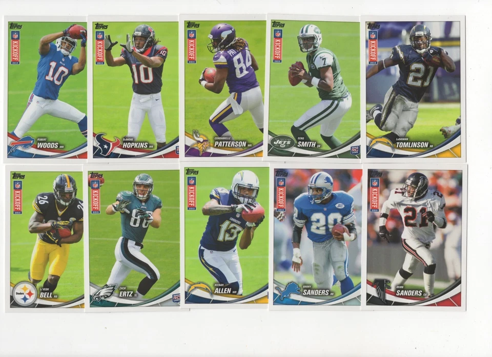 2013 Topps Kickoff Complete Set 1-50 Geno Smith, Deandre Hopkins, Woods, Ertz rc - Image 1 of 1