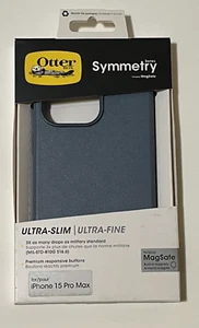 OtterBox Symmetry Ultra Slim Phone Case for iPhone 15 Pro Max Light Blue - Photo 1 sur 2