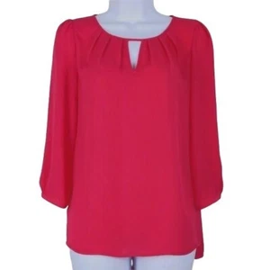 Blusa Mujer Express Fucsia Semi Transparente Manga Larga Talla XS - Imagen 1 de 6