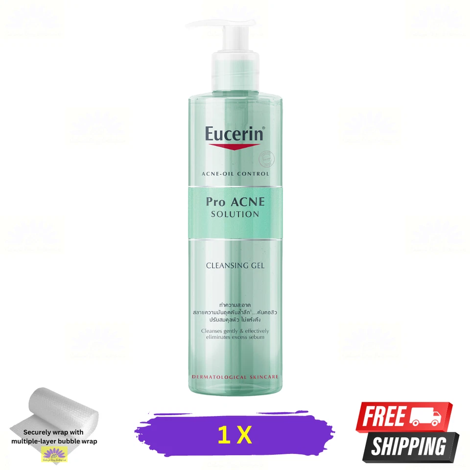 1 X Eucerin Pro Solución para Acné Gel Limpiador 200 ml Elimina el Exceso de Sebo Foto 1 de 4