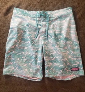 Vineyard Vines Men's Swim Trunks Board Shorts Bluefin Tuna Print 34 Waist Unmesh - Picture 1 of 10