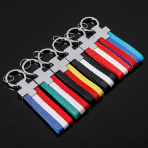 Germany Italy France Flag Logo Key Chain Keychain Key Ring Keyfob Universal - Bild 1 von 9