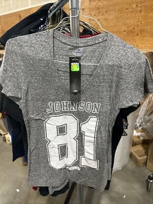 Detroit Lions Calvin Johnson Women’s Small Shirt Nfl Majestic - Image 1 of 3