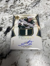2021-22 Ultimate Collection Adam Beckman Debut Patch Auto # /99 RC Autograph