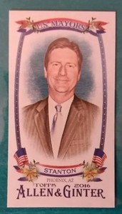 2016 TOPPS ALLEN & GINTER U.S. MAYORS GREG STANTON #4 PHOENIX ARIZONA DEMOCRAT 