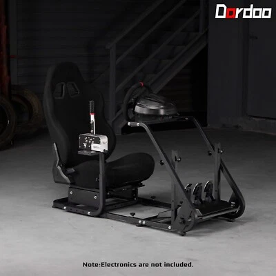 Dardoo G29 Racing Simulator Cockpit with Seat Fit Logitech G920 G923 G PRO Xbox - image 1 of 4