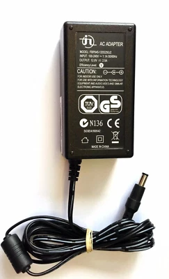 REPLACEMENT GOODMANS GD11FSRHD32 GD11FSRHD50 POWER SUPPLY ADAPTER 12V 2.5A - Image 1 of 4