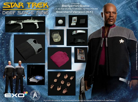 EXO-6 Star Trek Captain Benjamin Sisko Standard Ver. 1/6 Figure In Stock Cover