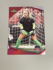 Devon Kerr 2022 Parkside NWSL Foil Board Parallel #74 Washington Spirit