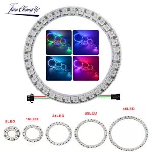 DC5V WS2812B WS2812 Led Digital Panel Screen 5050 RGB Ring Addressable Pixels - Picture 1 of 18