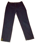 Gloria Vanderbilt Jeans Size 12 Straight Leg Stretch Dark Washed Denim Black