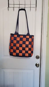 Bolso de Mano Cinturón de Seguridad Lona Azul Naranja Sin Marca - Imagen 1 de 3