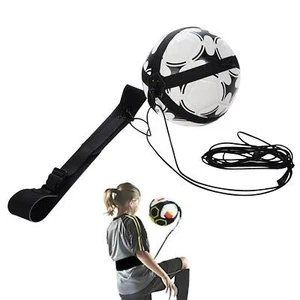 Football Kick Trainer Soccer Self Training Aid Equipment For Kids Adult Exercise - Picture 1 of 6