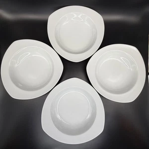 THOMAS VARIO WHITE Triangular Soup Bowl Rosenthal Germany Porcelain - Set of 4 - Picture 1 of 17