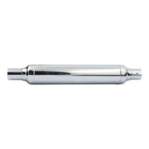 58-E78 Schalldämpfer Typ Zigarre Stil OEM Lang 22'' Verchromt - Bild 1 von 1