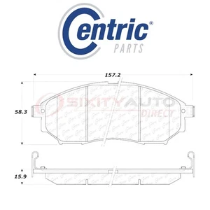 Centric C-TEK Metallic Disc Brake Pads for 2014-2017 Infiniti Q70 3.5L 3.7L lq - Picture 1 of 5
